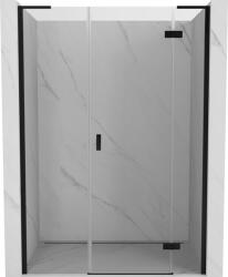 Mexen Mist-H L zuhanyajtó jobbos 160 cm, átlátszó, fekete - 8A5L-160-001-70-00-P (8A5L-160-001-70-00-P)