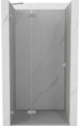 Mexen Lunar balra nyíló zuhanyajtó 80 cm, átlátszó, csiszolt nikkel - 834-080-000-97-00-L (834-080-000-97-00-L)