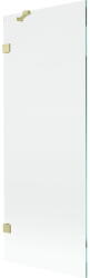 Mexen Lunar 1-szárnyú zuhanyfal 70 x 150 cm, átlátszó, arany szálcsiszolt - 897-070-000-55-00 (897-070-000-55-00)