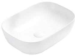 Mexen Rita 45 x 32 cm-es pultba építhető mosdókagyló, matt fehér - 21084501 (21084501)