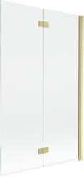 Mexen Mist 2-szárnyú jobbos zuhanyfal 110 x 150 cm, átlátszó, aranyszálcsiszolt - 8A9-110-002-55-00-P (8A9-110-002-55-00-P)