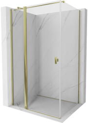 Mexen Mist T nyíló zuhanykabin 75 x 70 cm, átlátszó, arany - 8A4T-075-070-50-00 (8A4T-075-070-50-00)