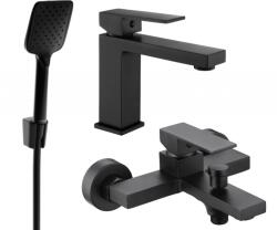 Mexen Uno R62 fürdőkád szett, fekete - 71403R62-70 (71403R62-70)