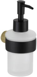 Mexen Base szappanadagoló, fekete/arany - 70882388-57 (70882388-57)