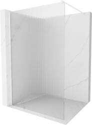 Mexen Kioto Walk-in zuhanyfal 70 x 200 cm, csíkos 8 mm, fehér - 800-070-101-20-09 (800-070-101-20-09)