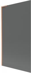 Mexen Next L kádparaván 1-szárnyú 100 x 150 cm, grafit, csiszolt réz - 895-100-000-03-40-65 (895-100-000-03-40-65)