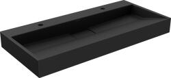Mexen Ava pult feletti mosdó konglomerátumból 2/O 100 x 46 cm, fekete - 23011072 (23011072)