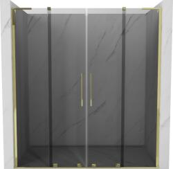 Mexen Velar L Duo tolóajtós zuhanyajtó 170 cm, grafit, arany - 871-170-003-42-50 (871-170-003-42-50)