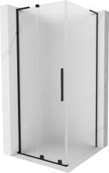 Mexen Velar L tolóajtós zuhanykabin 120 x 120 cm, matt, fekete - 871-120-120-33-70 (871-120-120-33-70)