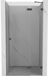Mexen Lunar jobbos nyíló zuhanyajtó 75 cm, átlátszó, gunmetal - 834-075-000-95-00-P (834-075-000-95-00-P)