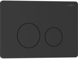 Mexen Tex 06 nyomólap rozsdamentes acél, fekete matt - 6106-02 (6106-02)