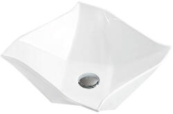 Mexen Elvira munkalapra szerelhető mosdó 42 x 42 cm, fehér - 21894200 (21894200)
