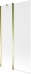 Mexen Flip 2-szárnyú kádparaván 100 x 150 cm, matt, arany - 894-100-101-50-30 (894-100-101-50-30)