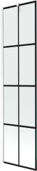 Mexen Next 1-szárnyú zuhanyparaván 50 x 150 cm, fekete rács, fehér - 895-050-000-00-77-20 (895-050-000-00-77-20)
