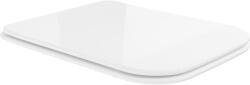Mexen lassan lecsukódó slim duroplast WC-ülőke, fényes fehér - 39090100 (39090100)