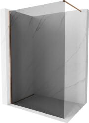 Mexen Kioto-X zuhanyfal Walk-in 130 x 200 cm, grafit 10 mm, rózsaarany - 800-130-101-60-40-X (800-130-101-60-40-X)