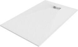 Mexen Hugo téglalap alakú SMC zuhanytálca 140 x 90 cm, fehér, inox borító - 42109014-X (42109014-X)