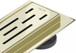 Mexen Flat M01 vonalmenti lefolyó 100 cm, arany - 1520100-15 (1520100-15)