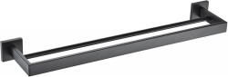 Mexen Vox dupla törölközőtartó, fekete - 707025-70 (707025-70)