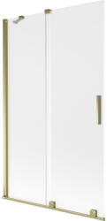 Mexen Velar 2-szárnyú, eltolható kádparaván 110 x 150 cm, matt, arany - 896-110-000-31-50 (896-110-000-31-50)