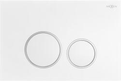 Mexen Fenix 05 öblítő gomb, fehér matt - 600520 (600520)