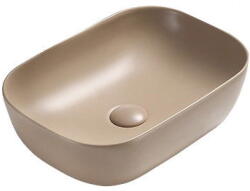 Mexen Rita munkalapba süllyesztett mosdó 45 x 32 cm, cappuccino matt - 21084564 (21084564)