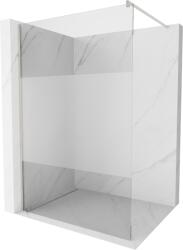 Mexen Kioto zuhanyfal Walk-in 90 x 200 cm, átlátszó/fagyott 8 mm, csiszolt nikkel - 800-090-101-97-35 (800-090-101-97-35)