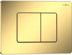 Mexen Tex 05 öblítő gomb rozsdamentes acélból, arany pezsgő fényes - 6105-08 (6105-08)