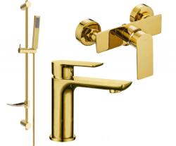 Mexen Alfa DF02 zuhanykészlet, arany - 745704DF02-50 (745704DF02-50)