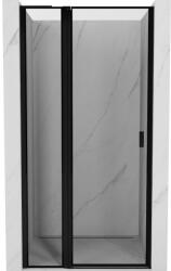 Mexen Mist L balos ajtó bal 90 cm, fekete keret, fekete - 8A4L-090-000-70-70-L (8A4L-090-000-70-70-L)