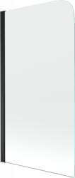 Mexen Felix kádparaván, egy szárnyas, 70 x 140 cm, átlátszó, fekete - 890-070-001-70-00 (890-070-001-70-00)