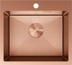 Mexen Solix 1-medencés acél mosogató 500 x 450 mm, vörösréz HC - 6402501000-65HC (6402501000-65HC)