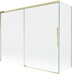 Mexen Rox 2-szárnyas, toló kádparaván 190 + 90 x 150 cm, átlátszó, arany - 8C9-190-090-50-00 (8C9-190-090-50-00)