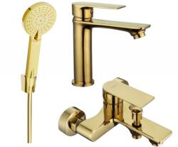 Mexen Royo R40 fürdőkád készlet, arany - 72203R40-50 (72203R40-50)