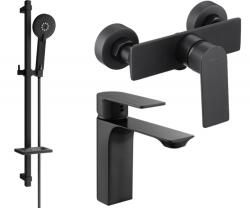 Mexen Alexa DQ40 zuhanykészlet, fekete - 71204DQ40-70 (71204DQ40-70)