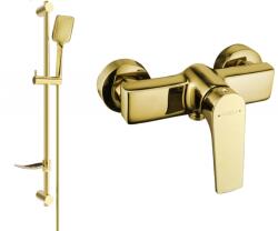 Mexen Lynx DF62 zuhanycsaptelep zuhanykészlettel, arany - 74594DF62-50 (74594DF62-50)