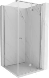 Mexen Mist-F összecsukható zuhanykabin jobb oldali 120 x 120 cm, átlátszó, króm - 8A6T-120-120-01-00-P (8A6T-120-120-01-00-P)
