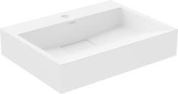 Mexen Ava konglomerát mosdó, munkalapra helyezhető 1/O 50 x 38 cm, fehér - 23015001 (23015001)