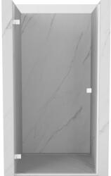 Mexen Lunar-B balra nyíló zuhanyajtó 95 cm, átlátszó, fehér - 832-095-000-20-00-L (832-095-000-20-00-L)