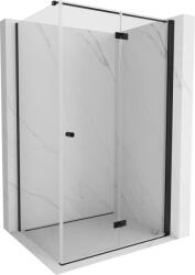 Mexen Mist-F összecsukható zuhanykabin jobb 75 x 110 cm, átlátszó, fekete - 8A6T-075-110-70-00-P (8A6T-075-110-70-00-P)
