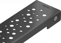 Mexen Flat M12 burkolat vonalmenti vízelvezetőhöz 70 cm, fekete - 1721070 (1721070)