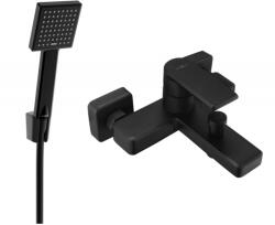 Mexen Mino R45 fürdőkád csaptelep zuhanykészlettel, fekete - 7243R45-70 (7243R45-70)