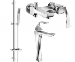 Mexen Estrella DQ02 kád készlet, króm - 72313DQ02-00 (72313DQ02-00)