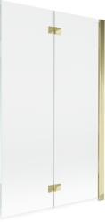 Mexen Mist 2-szárnyas jobb oldali zuhanyfal 110 x 150 cm, átlátszó, arany - 8A9-110-002-50-00-P (8A9-110-002-50-00-P)