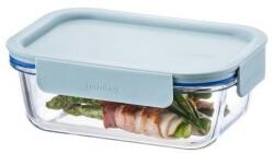 LOCKnLOCK Üveg doboz, téglalap alakú, CLEAR, 630ml, menta, 630 ml