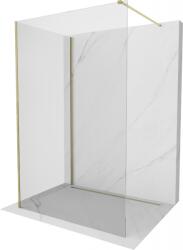 Mexen Kioto Walk-in zuhanyfal 140 x 75 cm, átlátszó, arany - 800-140-212-50-00-075 (800-140-212-50-00-075)