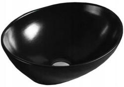 Mexen Elza mosdókagyló pultra szerelhető 40 x 33 cm, fekete fényes - 21014070 (21014070)