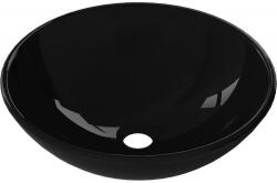 Mexen Mira üveg pult feletti mosdó 42 x 42 cm, fekete - 24124270 (24124270)