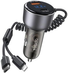 YESIDO Y58 USB-A + USB-C 60W Gri