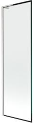 Mexen Next L fürdőkádparaván, 1-szárnyú 60 x 150 cm, fekete keret, matt nikkel - 895-060-000-03-70-97 (895-060-000-03-70-97)